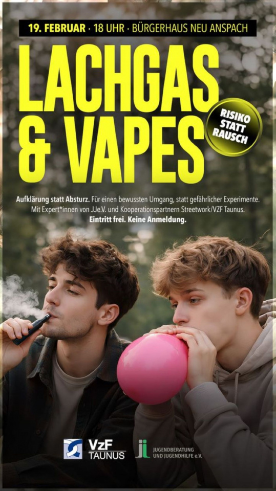 22. Januar 2026 Zentrum für Jugendberatung und Suchthilfe für den Hochtaunuskreis